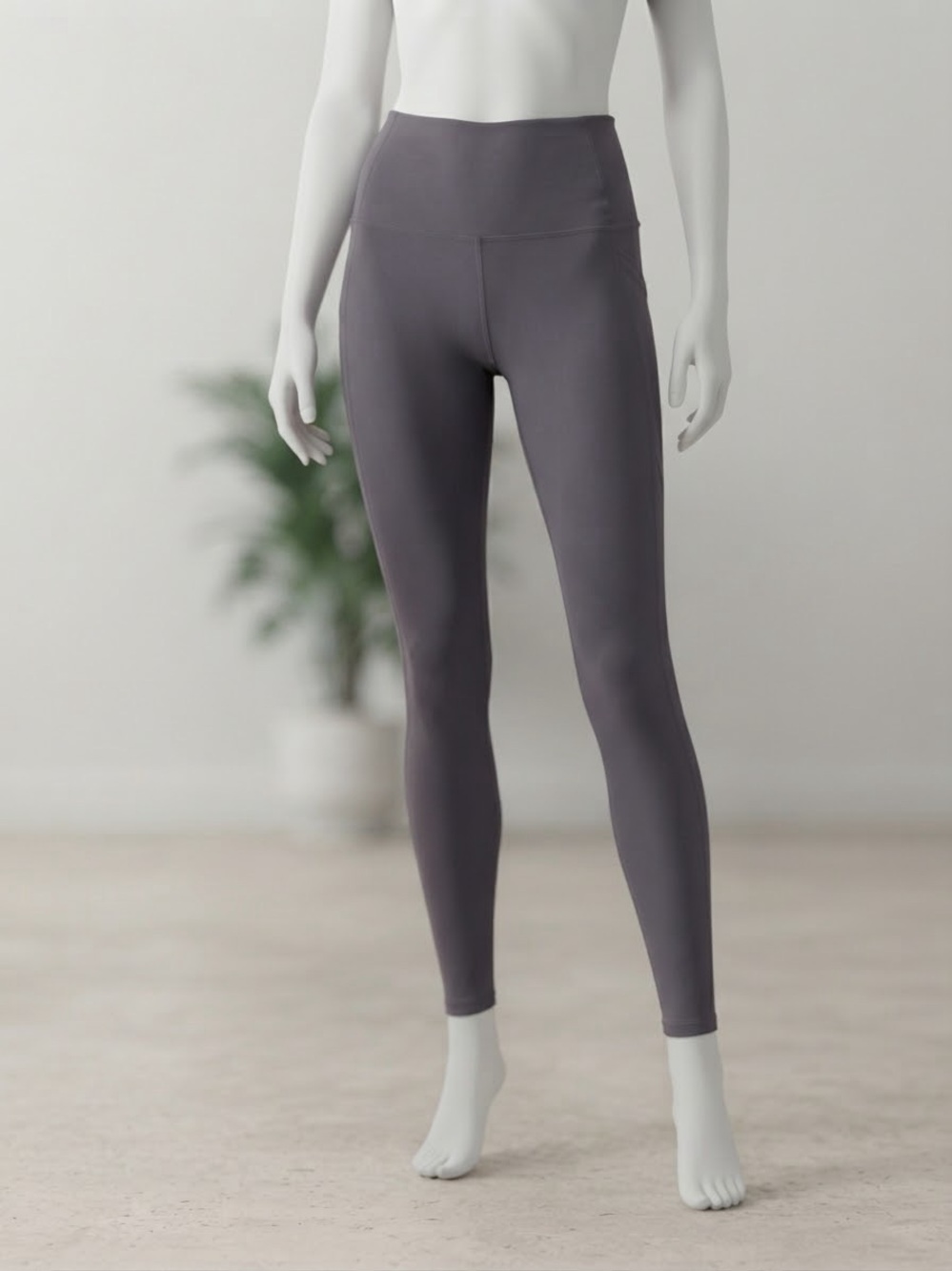 Amazon High-Rise Leggings in Charcoal Gray